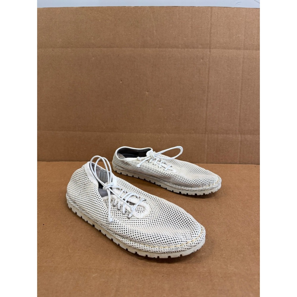 Marsell Gomme Perforated Low Top Casual Sneakers White Womens Size 38 EU